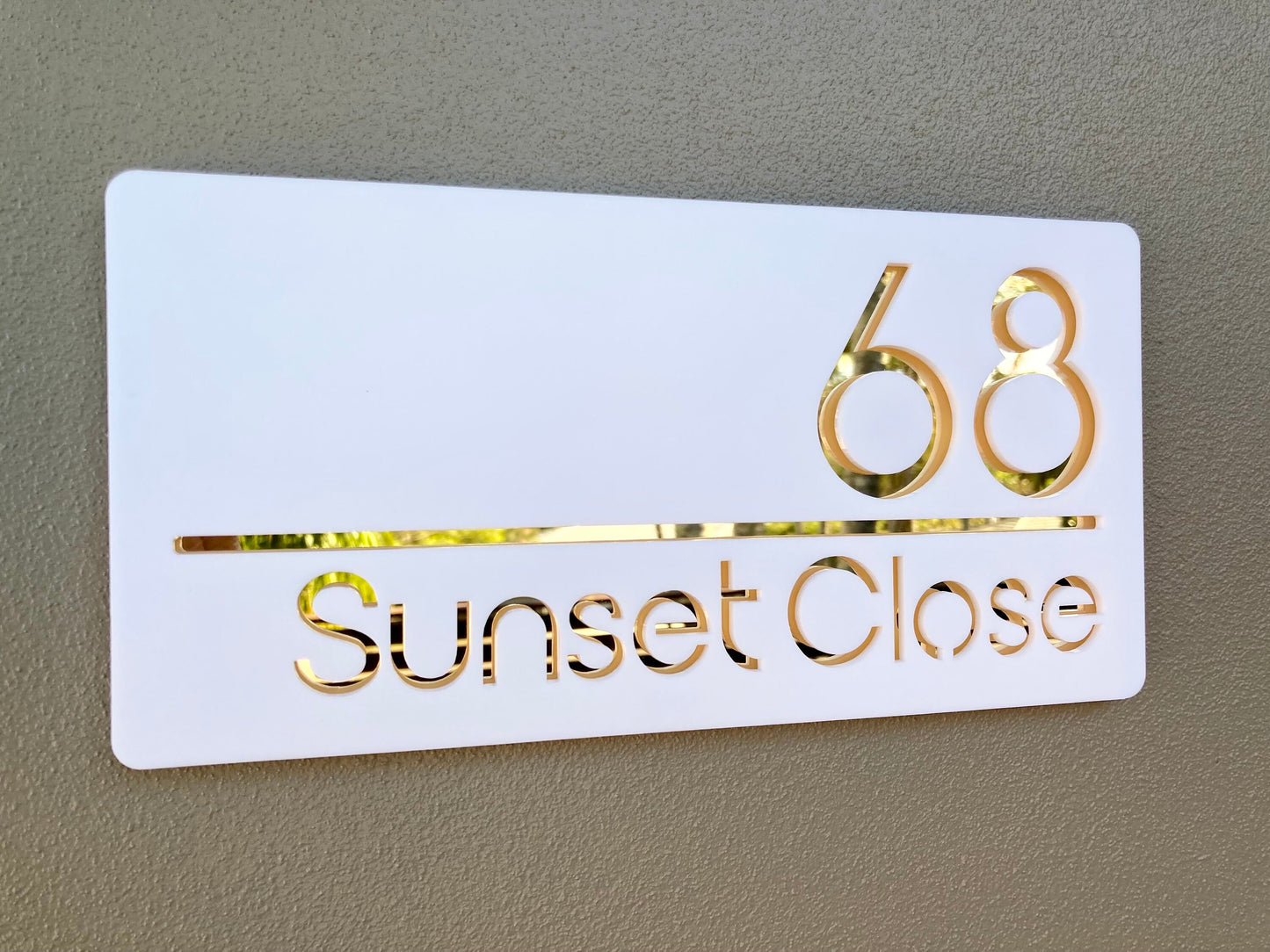 Custom Address Sign