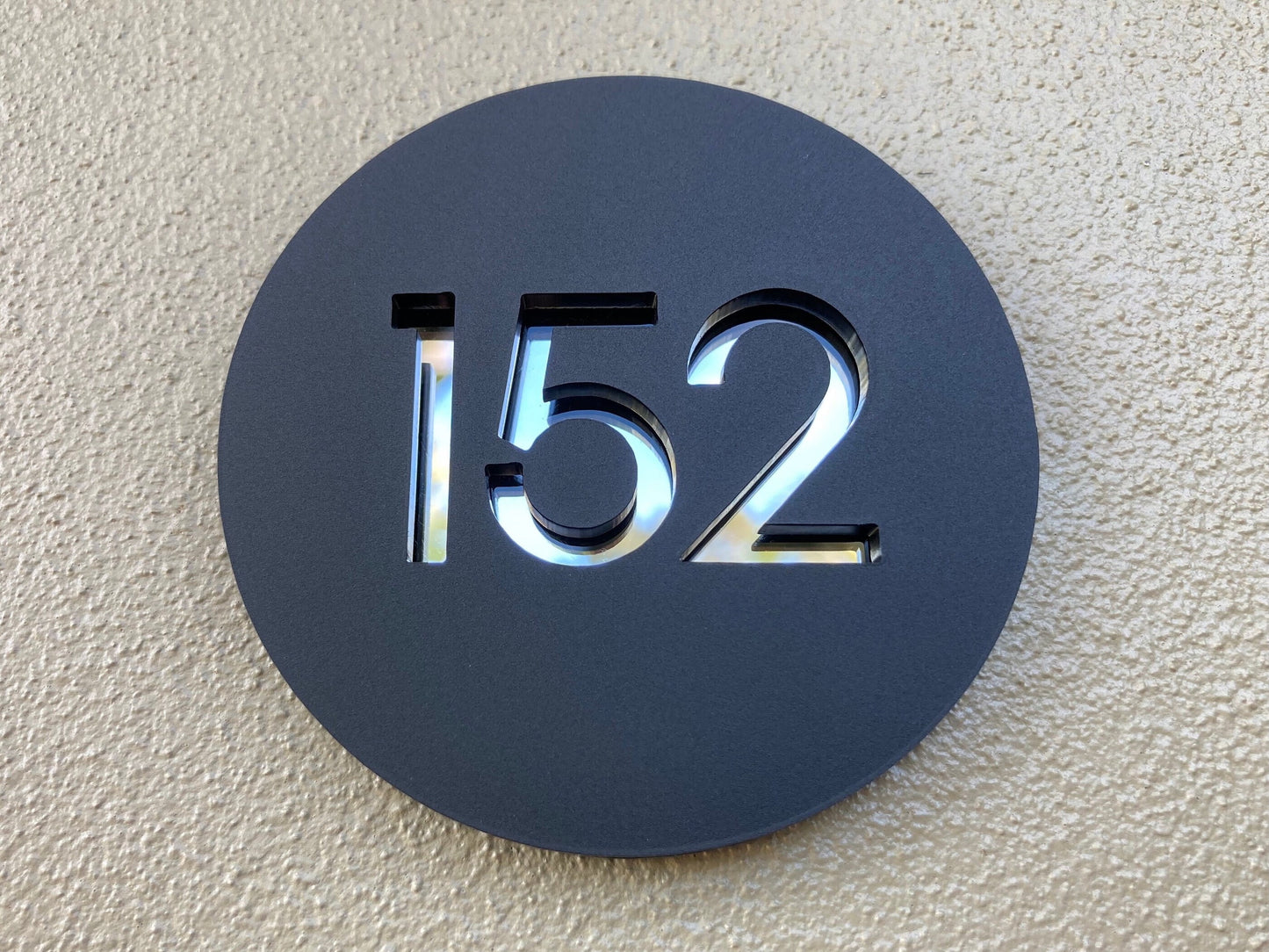 Round Letterbox Number