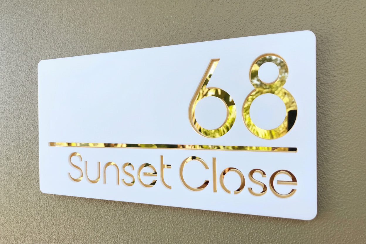 Custom Address Sign