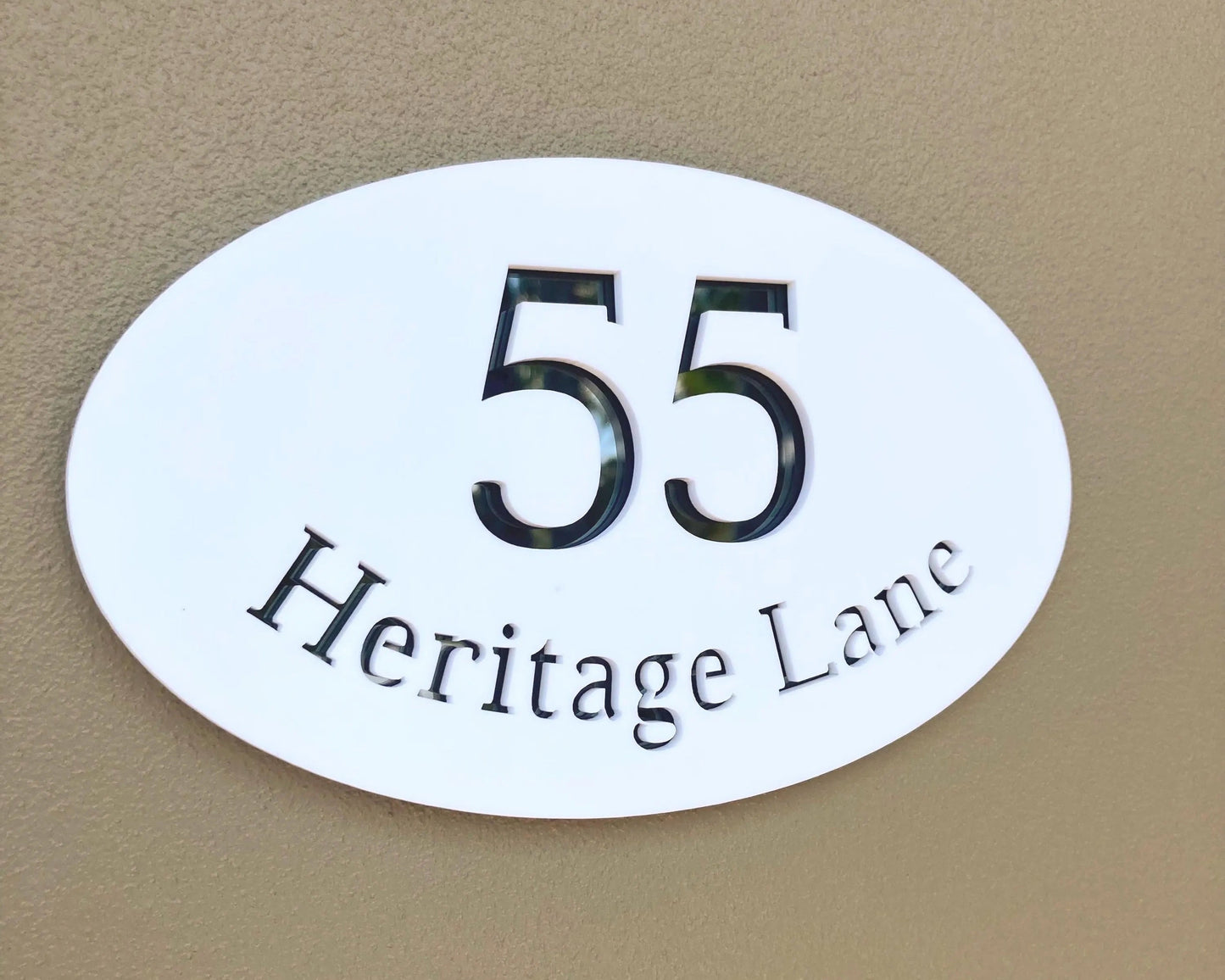 Custom Address Sign Cottage Design