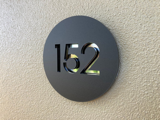 Round Letterbox Number